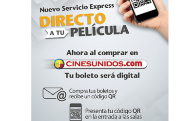 “DIRECTO A TU PELÍCULA” EL NUEVO SERVICIO EXPRESS DE CINES UNIDOS