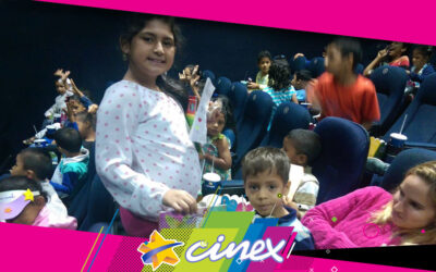 NIÑOS DE FUNDANA SE CONVIRTIERON EN PROTAGONISTAS DE PELÍCULA EN CINEX