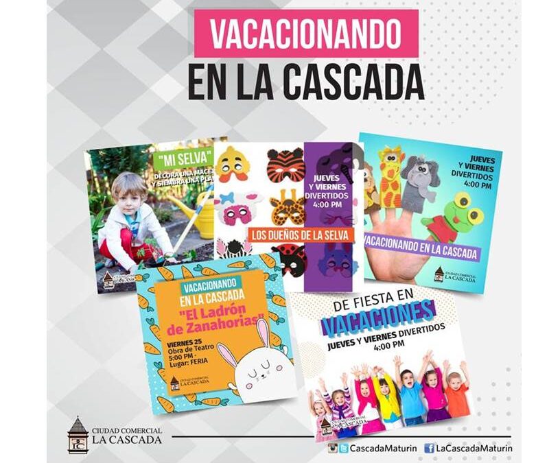 ¡VACACIONANDO EN LA CASCADA! CIUDAD COMERCIAL LA CASCADA