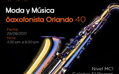 GALERÍA EL RECREO SE DELEITÓ CON LA MELODÍA DEL SAXOFÓN