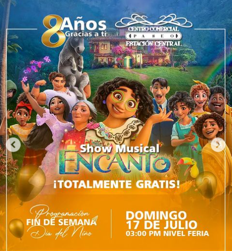 ARAGUA: UN SHOW MUSICAL MUY ESPECIAL EN EL CENTRO COMERCIAL PASEO ESTACIÓN CENTRAL