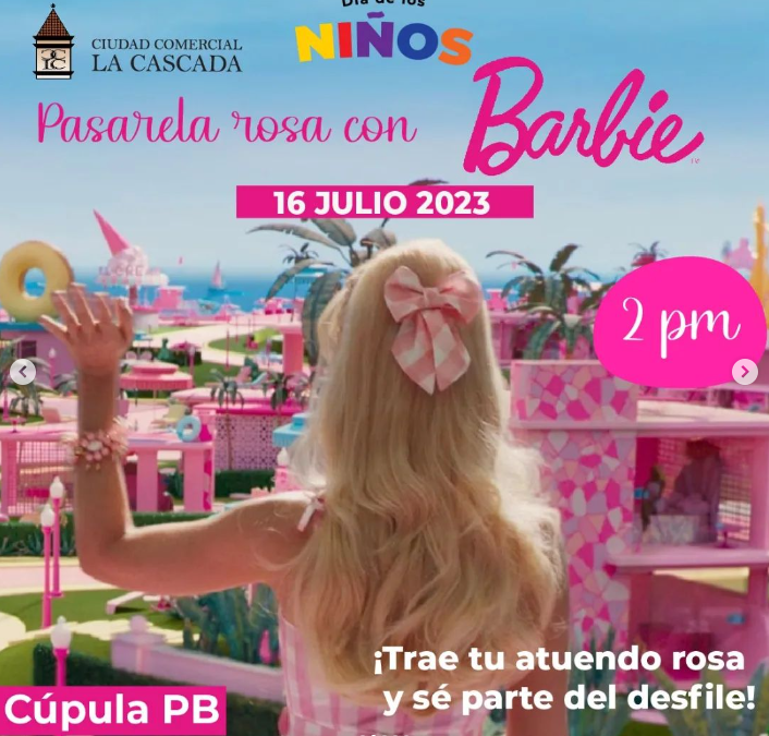 CARACAS: PASARELA ROSA CON BARBIE EN LA CASCADA CARRIZAL