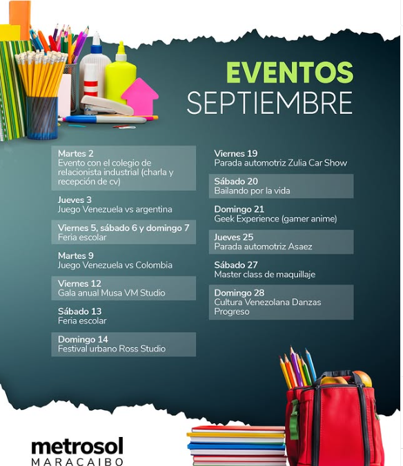 ¡EN METROSOL YA LLEGÓ EL REGRESO A CLASES!