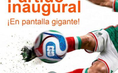 PANTALLA INAGURAL EN LAS TRINITARIAS